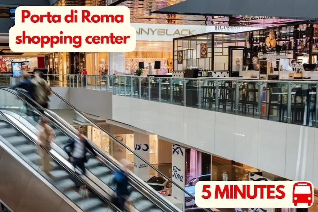 Porta Di Roma, Moderno Luminoso Con Wi-Fi E Ac Apartment